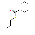 Cyclohexanecarbothioic acid, S-butyl ester