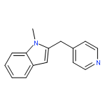 1H-Indole, 1-methyl-2-(4-pyridinylmethyl)-