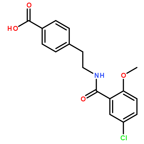 Benzoic acid,4-[2-[(5-chloro-2-methoxybenzoyl)amino]ethyl]-