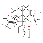 3,6-Diangeloyl-(3beta,6beta)-3,6-Dihydroxyfuranoeremophilan-15-oic acid