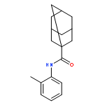 Tricyclo[3.3.1.13,7]decane-1-carboxamide, N-(2-methylphenyl)-