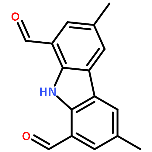 9H-CARBAZOLE-1,8-DICARBOXALDEHYDE, 3,6-DIMETHYL-