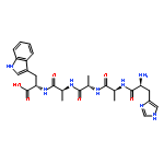 L-TRYPTOPHAN, L-HISTIDYL-L-ALANYL-L-ALANYL-L-ALANYL-