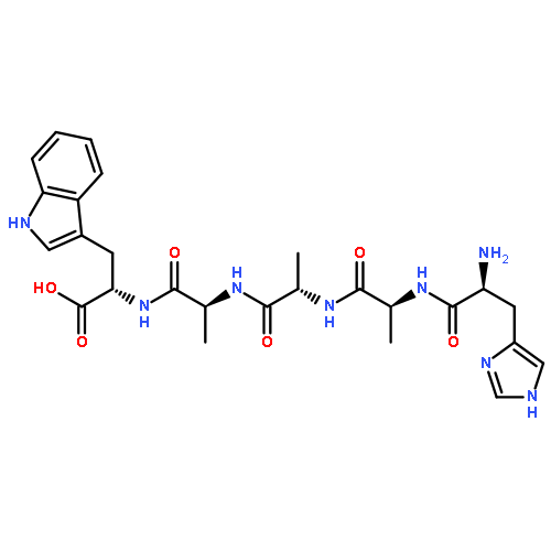 L-TRYPTOPHAN, L-HISTIDYL-L-ALANYL-L-ALANYL-L-ALANYL-