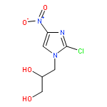 1,2-PROPANEDIOL, 3-(2-CHLORO-4-NITRO-1H-IMIDAZOL-1-YL)-