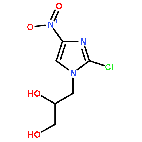 1,2-PROPANEDIOL, 3-(2-CHLORO-4-NITRO-1H-IMIDAZOL-1-YL)-