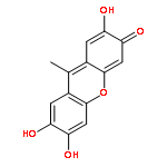 3H-Xanthen-3-one,2,6,7-trihydroxy-9-methyl-