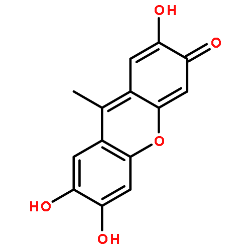 3H-Xanthen-3-one,2,6,7-trihydroxy-9-methyl-