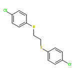 Benzene,1,1'-[1,2-ethanediylbis(thio)]bis[4-chloro- (9CI)