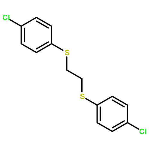 Benzene,1,1'-[1,2-ethanediylbis(thio)]bis[4-chloro- (9CI)