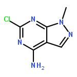 6-chloro-1-methyl-1H-pyrazolo[3,4-d]pyrimidin-4-amine