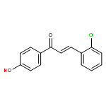 (2E)-3-(2-chlorophenyl)-1-(4-hydroxyphenyl)prop-2-en-1-one