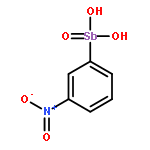 Stibine oxide,dihydroxy(3-nitrophenyl)-