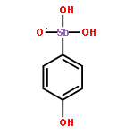 4-[dihydroxy(oxido)-lambda~5~-stibanyl]phenol