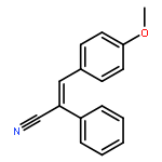 3-(4-methoxyphenyl)-2-phenylprop-2-enenitrile