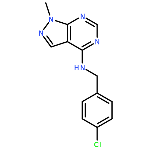 N-(4-chlorobenzyl)-1-methyl-1H-pyrazolo[3,4-d]pyrimidin-4-amine