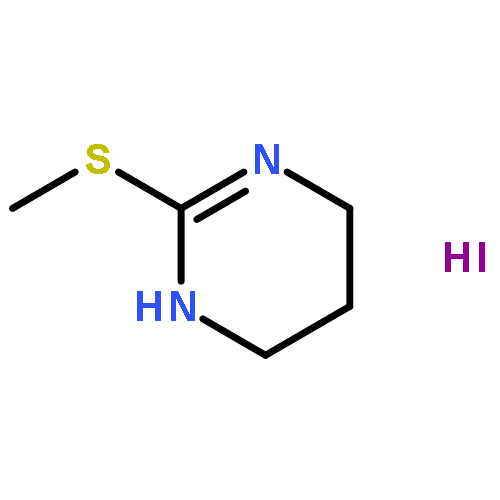 Pyrimidine,1,4,5,6-tetrahydro-2-(methylthio)-, hydriodide (1:1)