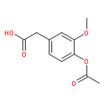 Benzeneacetic acid,4-(acetyloxy)-3-methoxy-