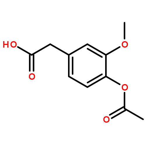 Benzeneacetic acid,4-(acetyloxy)-3-methoxy-