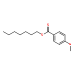 Benzoic acid,4-methoxy-, heptyl ester