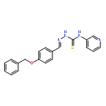 2-[4-(benzyloxy)benzylidene]-N-(pyridin-3-yl)hydrazinecarbothioamide