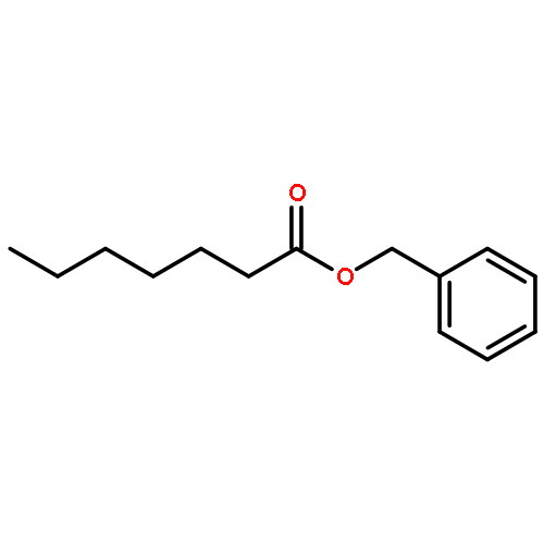 Heptanoic acid, phenylmethyl ester