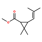 Cyclopropanecarboxylicacid, 2,2-dimethyl-3-(2-methyl-1-propen-1-yl)-, methyl ester