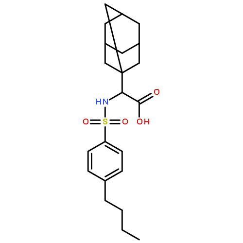 {[(4-butylphenyl)sulfonyl]amino}(tricyclo[3.3.1.1~3,7~]dec-1-yl)acetic acid