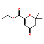 2H-Pyran-6-carboxylicacid, 3,4-dihydro-2,2-dimethyl-4-oxo-, ethyl ester