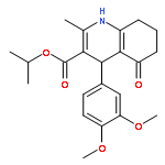 1-methylethyl 4-(3,4-dimethoxyphenyl)-2-methyl-5-oxo-1,4,5,6,7,8-hexahydroquinoline-3-carboxylate