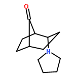 2-(pyrrolidin-1-yl)bicyclo[3.2.1]octan-8-one