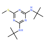 N,N'-BIS(2-METHYL-2-PROPANYL)-6-(METHYLSULFANYL)-1,3,5-TRIAZINE-2,4-DIAMINE