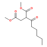 Butanedioic acid, (1-oxohexyl)-, dimethyl ester