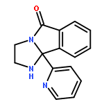 5H-Imidazo[2,1-a]isoindol-5-one, 1,2,3,9b-tetrahydro-9b-(2-pyridinyl)-