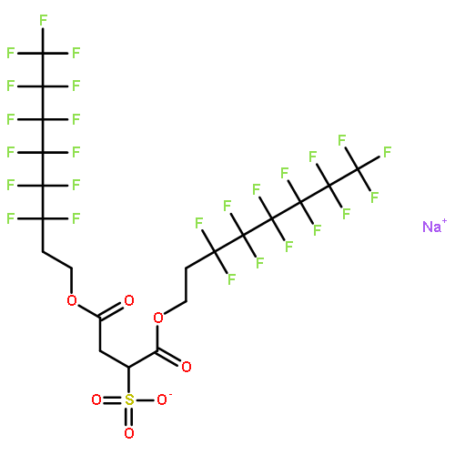 SODIUM;1,4-DIOXO-1,4-BIS(3,3,4,4,5,5,6,6,7,7,8,8,8-TRIDECAFLUOROOCTOXY)BUTANE-2-SULFONATE