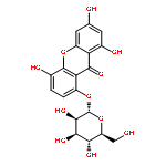 9H-Xanthen-9-one, 8-(b-D-glucopyranosyloxy)-1,3,5-trihydroxy-