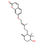 7-({(2E)-5-[(1S,3R)-3-hydroxy-2,2-dimethyl-6-methylidenecyclohexyl]-3-methylpent-2-en-1-yl}oxy)-2H-chromen-2-one