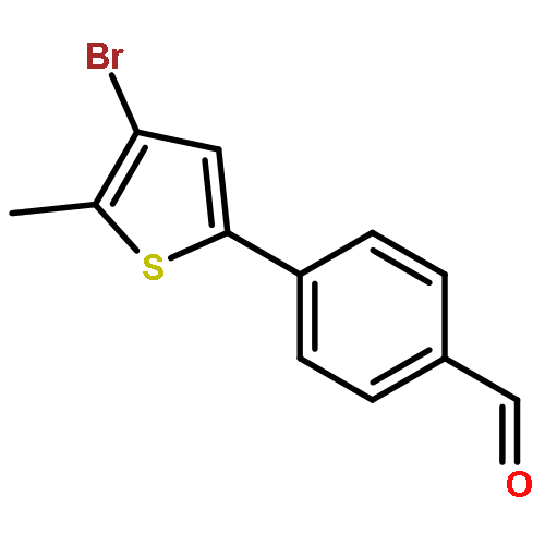 BENZALDEHYDE, 4-(4-BROMO-5-METHYL-2-THIENYL)-