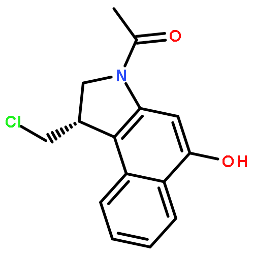 1H-BENZ[E]INDOL-5-OL, 3-ACETYL-1-(CHLOROMETHYL)-2,3-DIHYDRO-, (1S)-