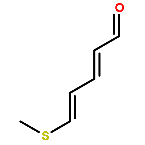 2,4-Pentadienal, 5-(methylthio)-, (2E,4E)-