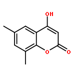 4-hydroxy-6,8-dimethylchromen-2-one