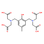 2,2',2'',2'''-[(2-hydroxy-5-methylbenzene-1,3-diyl)bis(methanediylnitrilo)]tetraacetic acid