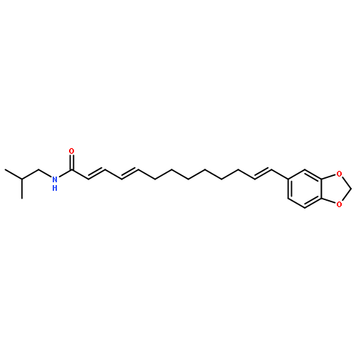 (2E,4E,12E)-13-(1,3-benzodioxol-5-yl)-N-(2-methylpropyl)trideca-2,4,12-trienamide