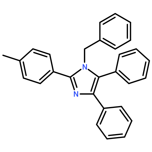 1H-Imidazole, 2-(4-methylphenyl)-4,5-diphenyl-1-(phenylmethyl)-