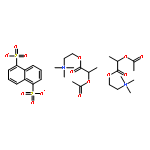 2-(2-ACETYLOXYPROPANOYLOXY)ETHYL-TRIMETHYLAZANIUM;NAPHTHALENE-1,5-DISULFONATE