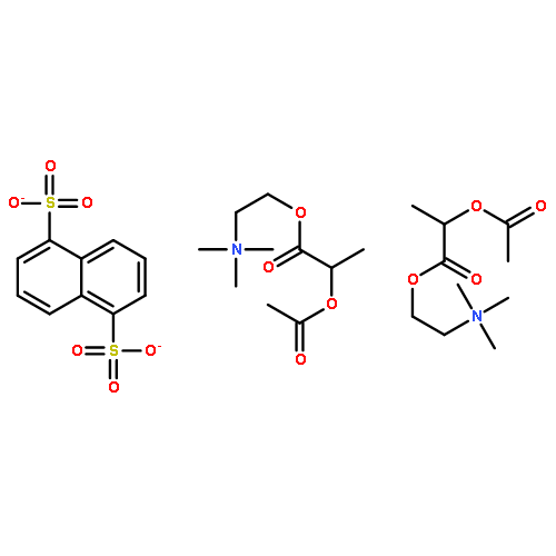 2-(2-ACETYLOXYPROPANOYLOXY)ETHYL-TRIMETHYLAZANIUM;NAPHTHALENE-1,5-DISULFONATE