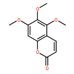 5,6,7-TRIMETHOXYCHROMEN-2-ONE