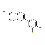 2-NAPHTHALENOL, 6-(3-FLUORO-4-HYDROXYPHENYL)-