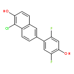 2-Naphthalenol, 1-chloro-6-(2,5-difluoro-4-hydroxyphenyl)-