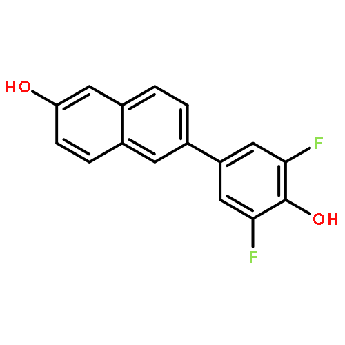 2-Naphthalenol, 6-(3,5-difluoro-4-hydroxyphenyl)-